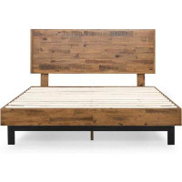 Zinus ZINUS Tricia Wood Platform Bed Frame With Adjustable Headboard, Wood Slat Support With No Box Spring Needed, Easy