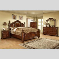 King /Queen Size Wooden Bedroom Set on Sale !!