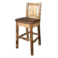 Loon Peak Glacier Country Collection 24" Bar Stool