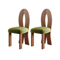Orren Ellis Retro Simple Solid Wood Dining Chair