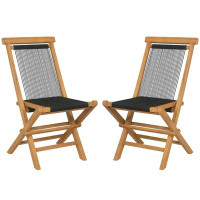 Union Rustic Kappenne Folding Patio Dining Side Chair