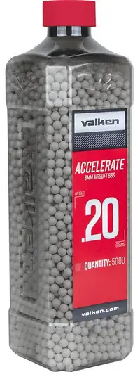 Youre only as good as your bbs! Valken Canada Accelerate Promatch 5000 0.20 Gram 6mm Bbs