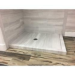 Custom Corner Double Threshold Shower Base - Drain can be Positioned anywhere - 23 Colors Available (Check ad for price) in Plumbing, Sinks, Toilets & Showers - Image 2
