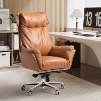 Kinnls High-Back Faux Leather Office Executive Chair
