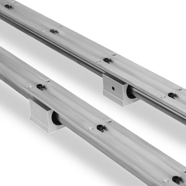 Aluminum Cylindrical Guide Supported Linear Slide Rail Shaft Rod With 4pcs Slider Block CNC in Other Business & Industrial in Toronto (GTA) - Image 4