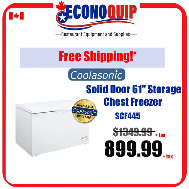 *FREE SHIPPING* - Commercial Single & Double Door Display Display Chest Freezers /Refrigerator in Other Business & Industrial in City of Toronto - Image 2