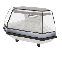 Pro-Kold Curved Glass Corner Connection Unit Refrigerated Fresh Meat Display Case