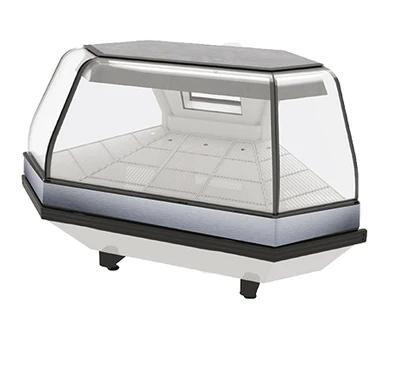 Pro-Kold Curved Glass Corner Connection Unit Refrigerated Fresh Meat Display Case in Other Business & Industrial