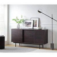 Latitude Run® Mid Century Sideboard Buffet Table Or TV Stand With Storage For Living Room Kitchen