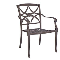 Woodard Wiltshire Stacking Patio Dining Armchair with Cushion