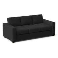 Edgecombe Furniture Gorham 86" Square Arm Sofa Bed with Reversible Cushions
