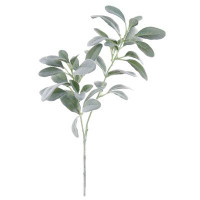 Primrue Set Of 24 - Premium 29" Lamb's Ear Spray | Realistic Faux Greenery | Ideal For Home Decor, Weddings & Events | T