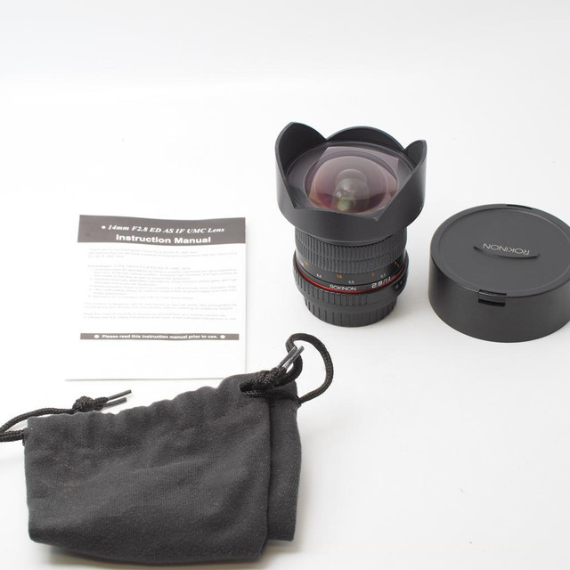 Rokinon 14mm f2.8 Wide Angle Lens for Canon (ID  - 2004) in Cameras & Camcorders - Image 2
