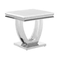 Everly Quinn Canalou 23'' tall Block End Table