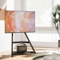 Latitude Run® Jefcoat Design Mobile Floor TV Stand For TVs up to 75"