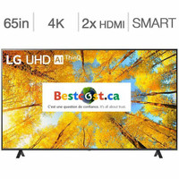 Télévision LED 65 POUCE 65UQ7590PUB 4K ULTRA UHD HDR IPS WebOS 22 Smart TV Wi-Fi LG - BESTCOST.CA