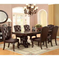 Enitial Lab Eleanora 6 - Person Butterfly Leaf Dining Set