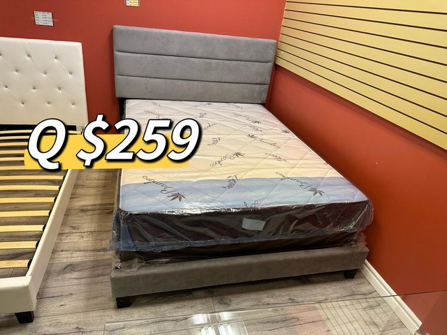 Brand new queen bed frames,Mattress and Sectional sofa on sale! in Beds & Mattresses in Toronto (GTA) - Image 4