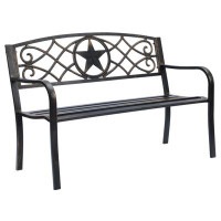 Canora Grey Lau Durable Steel Park Bench
