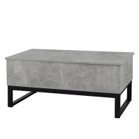Latitude Run® Lift-Top Coffee Table With Hidden Compartment 17.8" H x 41.51" L x 18.82" W