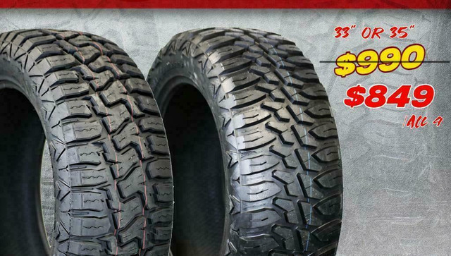 MUD CHAMPS AND RUGGED TERRAINS ~~~ LOWEST PRICES GUARANTEED !! WE SHIP ANYWHERE in Tires & Rims in British Columbia - Image 4