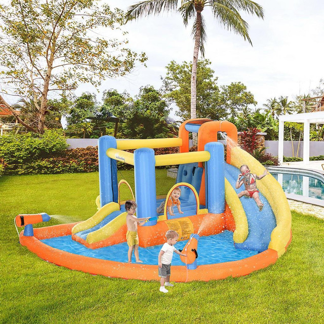 BOUNCE CASTLE INFLATABLE TRAMPOLINE SLIDE POOL CLIMB in Toys & Games - Image 2