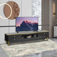 Smartmonkey 65-inch luxury style TV stand with four drawers and a cabinet