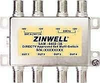 Promotion! Zinwell 4X4 Multi Switch (SAM-4402-3A), $25(was$35)