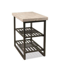 17 Stories Sled End Table with Storage