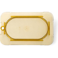 Carlisle Food Service Products Universal™ Yellow Rectangle Plastic Lid