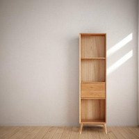 YONGHE JIAJIE TECHNOLOGY INC 74.8" H x 19.68" W Solid Wood Standard Bookcase