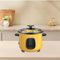 APARTMENTS Rice Cooker Small 6 Cups Cooked(3 Cups Uncooked), 1.5L Small Rice Cooker With Steamer For 1-3 People,