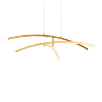 Ivy Bronx Laianna 36 Inch 5CCT 3 Light Curved Pendant