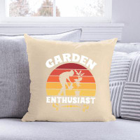 East Urban Home Garden Lover Funny Quote 410 - Throw Pillow Insert Included