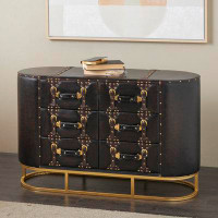House of Hampton Jincy 6 - Drawer Oval Accent Chest