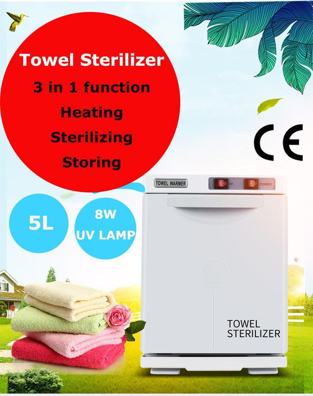 5L RTD-8A 110V Mini Hot Towel Warmer Salon Towel UV Sterilizer Use with 2 Switch 025200 in Other Business & Industrial in Toronto (GTA)