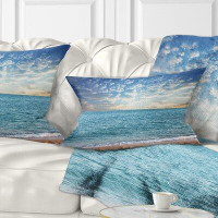 Made in Canada - East Urban Home Beach Fasting Moving Clouds over Lumbar Pillow