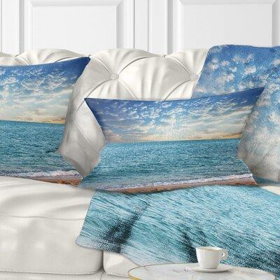 Made in Canada - East Urban Home Beach Fasting Moving Clouds over Lumbar Pillow in Bedding