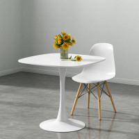 Wade Logan Jasinski 31.5'' Modern Free Form Dining Table