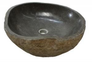 16-25 in x 13.5-20 in. Natural Galet Nobu Boulder Vessel Sink - Thin Lip - Sink height: 5 to 6-1/2 in. in Plumbing, Sinks, Toilets & Showers - Image 4