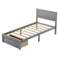 Red Barrel Studio Recessed Headboard Platform Bed With Drawers