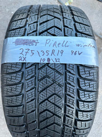 275/35/19 2 pneus HIVER Pirelli COMME NEUF