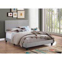 Ebern Designs Zaneta Grey Twin Upholstered Bed