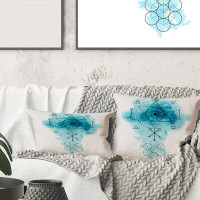 East Urban Home Rectangle,Symbol Of Alchemy And Sacred Geometry II - Bohemian & Eclectic Printed Throw Pillow