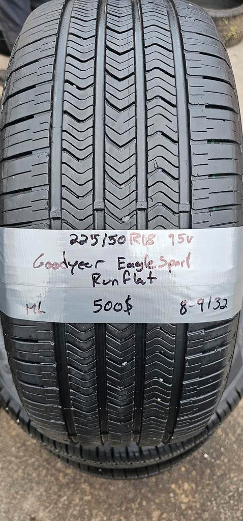 225/50/18 4 pneus ete goodyear RUNFLAT excellent etat in Tires & Rims in Greater Montréal - Image 3