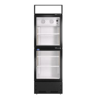 KICHKING KICHKING 23.6'' Commercial Drink Refrigerator, 10.8 Cu.ft Display Fridge with Glass Door
