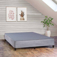 Alwyn Home Belfort Tufted Upholstered Low Profile Platform Bed