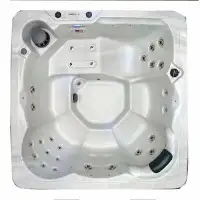 Hudson Bay Spas 6-Person 29-Jet Plug and Play Hot Tub with Stainless Jets and Underwater LED Light