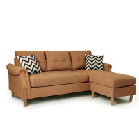 Red Barrel Studio SECTIONAL SOFA Cushioned Sofa With Backrest And Armrest Design-36" H x 87" W x 59" D