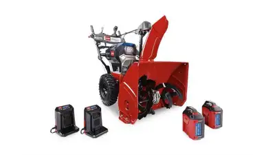 26" (66 cm) 60V MAX* (2 x 7.5 ah) Electric Battery Power Max® e26 HA Two-Stage Snow Blower (39926) A...